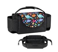 Porte-poussette Organisateur - Pouchettes détachables avec poches à | fermeture éclair, sacs à poussettes polyvalents | Organisateurs de voyages pour une poussette pour animaux de compagnie, port