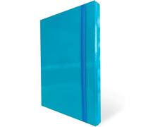 Porte-projets Iris avec élastique plat dos 3 cm Bleu clair