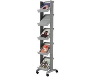 Porte-prospectus Corner easyDisplays, 5 étagères