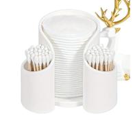 Porte-Qtips en coton, étui pour distributeur QTIP de voyage - pour salle de bain de couleurs vives pour compteurs, tables de sauce et autres petits espaces