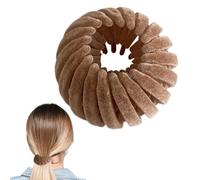 Porte-queue de cheval - Clip pour cheveux magiques en velours pour oiseaux - Trois rangées de sécurité styling | Pony Cotail Bun Creation, parfait pour les cheveux longs, courts, bouclés, lisses