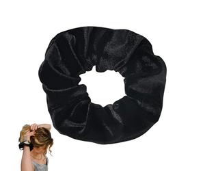 Porte-Queue De Cheval Élastique Secret Velours Avec Rangement | Élastiques À Cheveux Avec Poche Fermeture Éclair Noire Pour Femmes Filles Ados Concert Trajet Extérieur Argent Clés Espèces