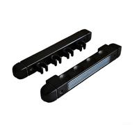 Porte-queues de billard en bois pour billard et snooker, support mural à 4 emplacements, support mural compatible avec rangement de queues de billard (noir)