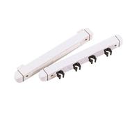 Porte-queues Mural à clip 4 Queue Blanc - BCE