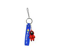 Porte ragonne Figurine Série Coréenne Squid Game Bracelet Silicone Bleu
