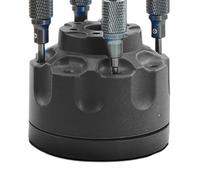 Porte- | Rangement silencieux rotatif à 14 trous à 360° | Support de perceuse magnétique pour tournevis | Pour adultes hommes technicien électricien maison appartement dortoir Garage étagère ou