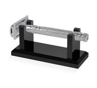 Porte-Rasoir de Douche | Support de Rasoir Acrylique | Organisateur de Salle de Bain Non Glissant | Conception Sauver 10,4x4,2x4cm Idéal pour Les Hommes Papa | Noir ou Transparent