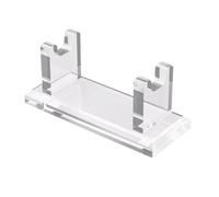 Porte-rasoir pour douche - 10,4 x 4,2 x 4 cm Rack horizontal en acrylique, base antidérapante, organisateur résistant, support de rasage pour homme, papa, vanité de toilettage voyage B, transparent