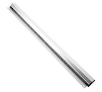 Porte-reçu en Aluminium, Support Mural pour Commandes de Restaurant | Surface Lisse Argentée, Fixation Colle ou Vis, Maintien Stable des Listes et Papiers au Comptoir