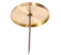 Porte-reçus à Tige en Laiton pour Notes, Mémos, Chèques | Support de Bureau, Maintien de Tickets et Papiers, Usage Maison ou Boutique de Thé au Lait, Couleur Or