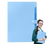 Porte-reçus A4 - Organisateur de documents, rangement multi-poches, code couleur durable, classement facile d'accès | Outil pratique de fournitures de bureau, pour la gestion des documents de réceptio