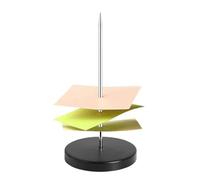 Porte-reçus de bureau - Fourchette à factures en acier inoxydable, pique à papier durable | Organisateur de reçus de style classique avec base stable pour restaurants, bureaux financiers, bureaux, cui