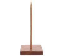 Porte-reçus en Bois Noyer, Support de Notes et Chèques pour Guichet | Finition Polie, Usage la Cuisine et Salon de Thé, Maintien des Mémos, des Factures Billets