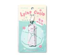 Porte-règle décoratif en acrylique avec marquages pratiques pour l'organisation du bureau et le charme quotidien. Porte-clés outil de mesure en acrylique