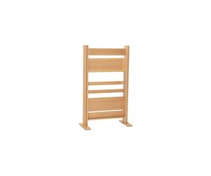 Porte-revue en bois beige, moderne, lignes épurées - Hübsch, Forma - 87x40x142 cm