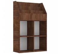 Porte-revue pour enfants Chêne marron 71x30x114 cm vidaXL vidaXL