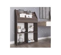 vidaXL Porte-revue d'enfants Gris-chêne sonoma 71x30x114 cm Aggloméré