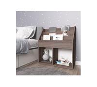 vidaXL Porte-revue d'enfants Gris/chêne sonoma 71x30x78,5 cm Aggloméré