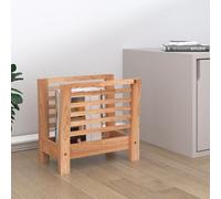 Porte-revues 40x26,5x38,5 cm bois massif noyer