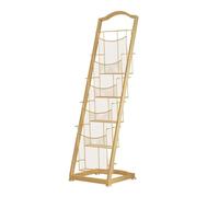 Porte-revues à 4 Niveaux | Présentoir à Prospectus en Fer | Rangement élégant pour Livres et journaux | Idéal pour la Maison et Le Bureau | Support Durable pour matériel