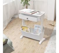 Porte-revues Blanc Porte-journaux Rangement Etagère à Magazins Salon vidaXL