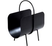 HAKU porte-revues métal noir L 37 x H 47 x P 22 cm - style moderne