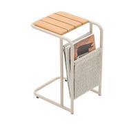 Porte-revues / desserte - inox/teck - Riva