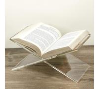 Porte-revues en acrylique en forme de X - Parfait pour les îlots de cuisine et les tables basses (grand)