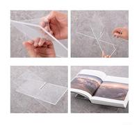 Porte-revues en acrylique en forme de X - Parfait pour les îlots de cuisine et les tables basses (petit)