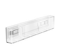 Porte-revues en acrylique, Présentoir compact à 1 ou 2 niveaux for catalogues et brochures(Nonmarking Nail Style,1 Tier)