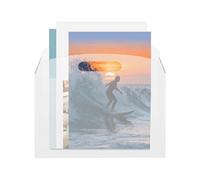 Porte-revues en acrylique transparent pour bureau et salle d'attente - 30 x | Acrylique, 30 x 15 x 26 cm, 3 mm d'épaisseur, poli, support stable, pour appartement, bureau, réception, magazines, brochures