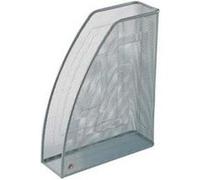 Porte-revues en métal Mesh - Dimensions : L26 x H33,5 cm, Dos 8cm coloris argenté G