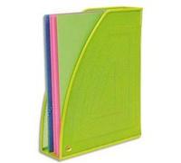 Porte-revues en métal Mesh - Dimensions : L26 x H33,5 cm, Dos 8cm coloris vert G