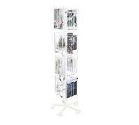 Porte-revues en métal usé Porte-revues rotatif avec support Catalogue Support de littérature Présentoir pour livres