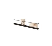 Porte-Revues Et Brochures en Métal Noir, 80, 90, 100, 120, 150 Cm De Long, Étagère À Suspendre Tendance, Support De Rangement pour La Maison Et Le Bureau,Black-100cm/39.4in