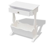 Porte-revues Melrose Blanc - VidaXL Blanc
