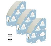 Porte-revues mignon ours bleu pour les artisans