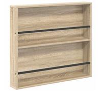 Porte-revues mural en bois d'ingénierie - vidaXL - Chêne Sonoma - 80x12x70 cm - Durable - Étagère moderne