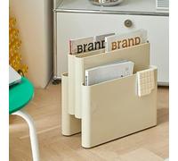 Porte-revues Porte-dossiers De Magazines Organisateur De Courrier Organisateur De Dossiers Bac pour Magazines Livres Journaux Tablettes Claviers D’Ordinateur Portable Casque, Milky White