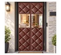 Porte Rideau Hiver Isolant Magnétique Coupe-Froid for Porte | Aimants répartis sur l'ouverture for un passage pratique et une fermeture nette(Window,85x205cm/33.5x80.7in)