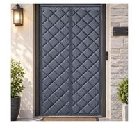 Porte Rideau Hiver Isolant Magnétique Coupe-Froid for Porte | Aimants répartis sur l'ouverture for un passage pratique et une fermeture nette(Grey,120x200cm/47.2x78.7in)
