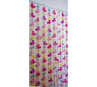 Porte Rideau Voler Design Déco Insectes Fenêtre Plastique Petales Masse 90x200cm