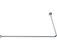 Porte-rideaux d'angle 90° 100x100 nickelé chromé - PELLET - 004114