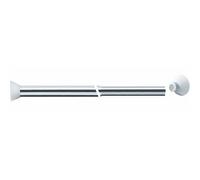 PELLET Porte-rideau alu D20 droit extensible 75 à 125 cm Blanc G