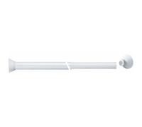 Porte rideaux droit extensible acier epoxy blanc PELLET ASC