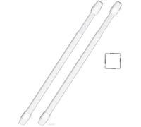 . porte rideaux extensible sans ressort de 40 à 60 cm. tringle à rideaux plate. tringle extensible pour rideaux et rideaux. tringl