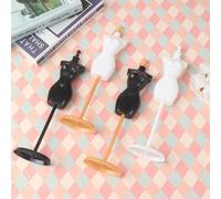Porte-Robe Pour Barbie, 1 Pièce, Porte-Robe, Vêtements De Bricolage, Modèle De Mannequin Pour Maison De Poupée Barbie, Jouet Pour Femmes Et Enfants, Noir Et Blanc