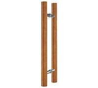 Porte ronde Handle Matériau en bois, poignées de grange coulissantes en apparition, barre de saisie de poignée push-pull pour la porte de la cuisine de l'hôtel de banque de magasin, accessoires