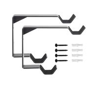 Porte-Roue De Vélo Mural | 2 Pièces Support de Rangement en Acier Robuste pour Usage Intensif | Porte-Roues Vertical De Bicyclette - Pour Les Cyclistes - Maison, Intérieur, Garage, Sous-sol, Studio,