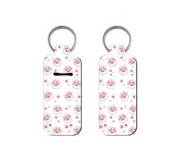 Porte-rouge à lèvres avec anneau de baume à lèvres en forme de griffe de chat, porte-clés portable pour un usage quotidien pour un usage quotidien, D